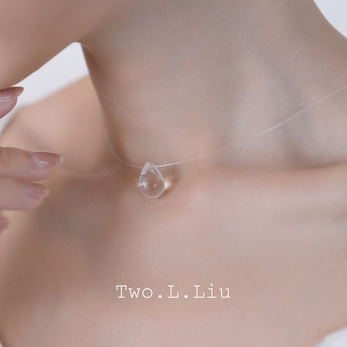 Two.L.Liu人鱼之泪琉璃锁骨链