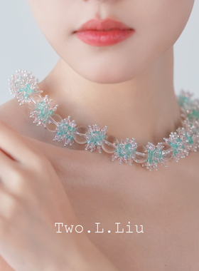 Two.L.Liu原创重工夸张锁骨链