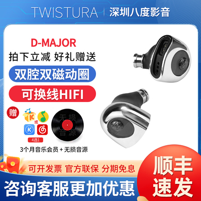 Twistura逆转未来HiFi耳机D-MAJOR D大调入耳式动圈有线耳机