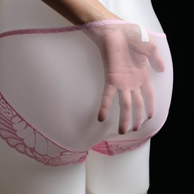 腻性感蕾丝男士低腰三角内裤