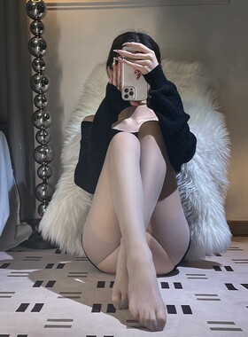 灰色丝袜 丝袜女春秋超薄款防勾丝性感 打底裤连裤袜过膝调蕾丝