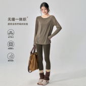 宽松健身服长袖 女秋冬户外跑步运动上衣普拉提训练瑜伽T恤新 套装