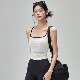 带胸垫瑜伽服背心女工字美背运动普拉提训练内衣户外跑步健身上衣