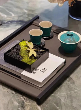 宋代美学中式茶几托盘茶壶摆件