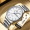 Silver shell white faced steel strip Swiss movement+lifetime warranty