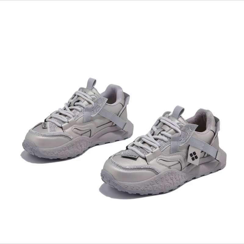 加绒正品水钻德训鞋2025秋冬新款女鞋平底3cm拼色轻便时尚休闲鞋,女鞋,德训鞋,淘宝优惠券,粉丝福利购,淘宝优惠卷