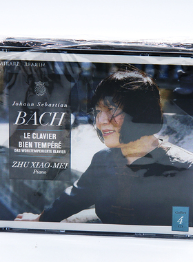 原装 朱晓玫钢琴 Zhu Xiao-Mei Johann Sebastian Bach 4CD唱片