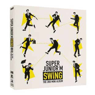 Super Junior-M/SWING 嘶吼CD专辑流行歌曲碟片+写真歌词本+卡片