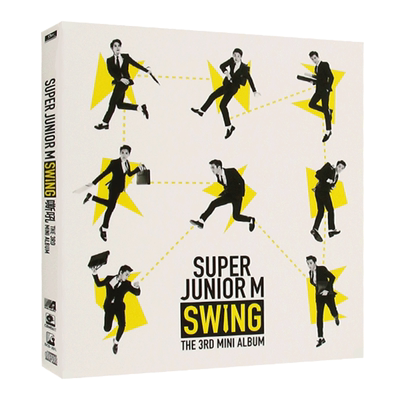 Super Junior-M/SWING 嘶吼CD专辑流行歌曲碟片+写真歌词本+卡片