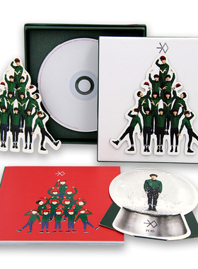 现货正版唱片 EXO-K 十二月的奇迹 专辑CD光盘+写真歌词本+2小卡