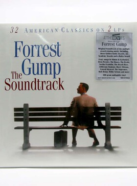 正版 Forrest Gump/阿甘正传电影原声带 LP黑胶唱片12寸唱盘(2LP)