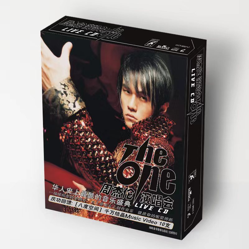 正版唱片周杰伦 The one演唱会 live精装版2CD+VCD