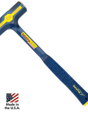 美国Estwing长把圆头工程地质锤东翼一体式锻造E6-48E