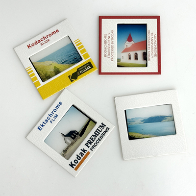 加厚款片夹正片负片底片胶质135反转片胶片幻灯片空夹纸质片夹框