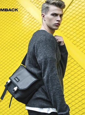 COMBACK国潮单肩斜挎包男 运动休闲邮差小包情侣机能潮牌个性背包