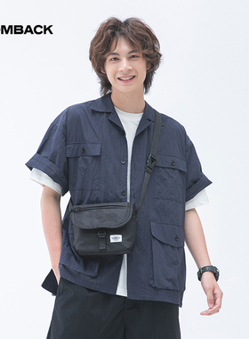 COMBACK学生情侣休闲斜挎小包男单肩迷你手机包潮流运动轻便女ins
