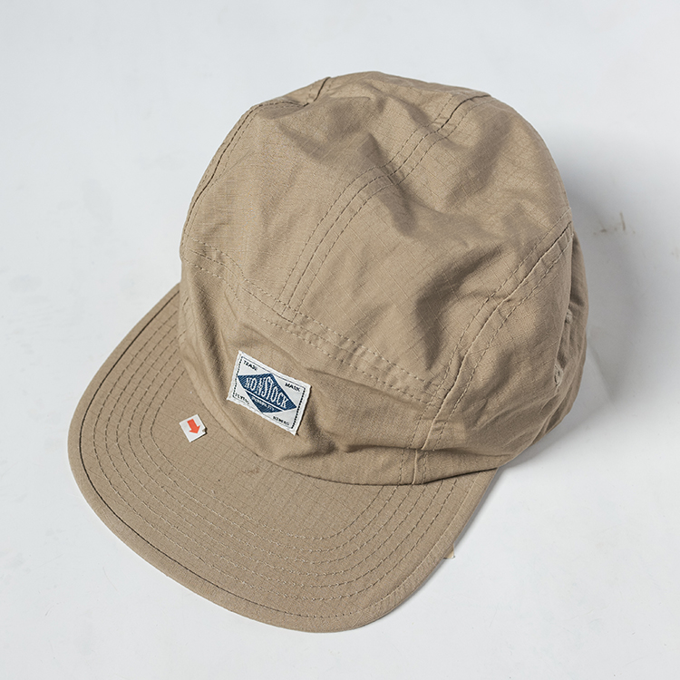 瑕疵B品 TCU防刮布 网格棉布 卡其色五片帽 鸭舌帽