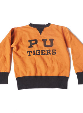 日本制 POWER WEAR FW 36码 美棉套头卫衣 S码 95新  TIGER古着
