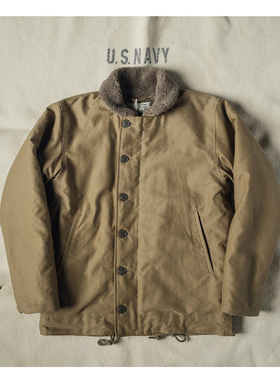 恶犬BRONSON初期1st实验型N-1甲板服DECK夹克N1羊毛内胆外套USN