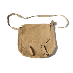 品实物 50s 英君 斜背挎包复古斜挎包黄色 古着 加厚帆布包 元