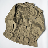 瑕疵B品 四袋工装 伞兵野战夹克 空降师卡其外套