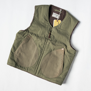 VEST 瑕疵B拼 USMC 防寒甲板马甲 保暖背心 羊毛内胆