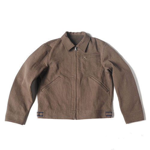SAMPLE 样品匹克条纹厚重夹克 样品样板外套PIQUE M码