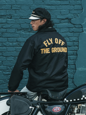 翻领秋季宽松外套夹克潮防水尼龙