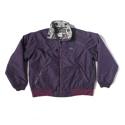 古着二手LL~BEAN美产抓绒夹克USA尼龙外壳防风 PATA