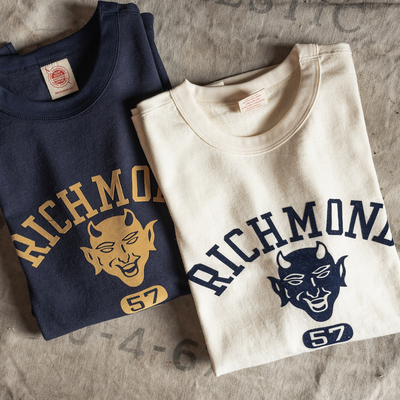 红魔鬼步兵师植绒印花短袖T恤