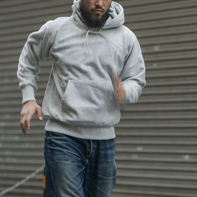 新款恶犬复古横纹套头卫衣连帽衫