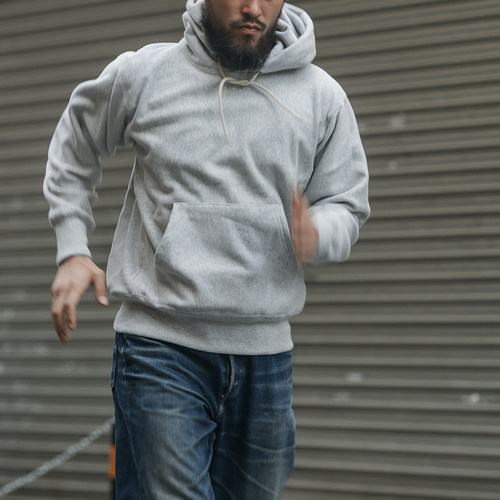 新款恶犬复古横纹套头卫衣连帽衫