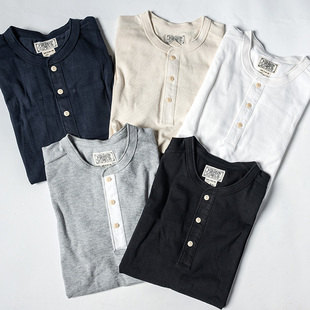 瑕疵B品 SAMPLE 长袖亨利领重磅打底T恤 集锦