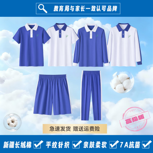 深圳校服中学生小学生高级版套装