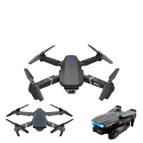 儿童新款无人机E88PRO航拍双摄四轴光流折叠遥控飞机Drone玩具