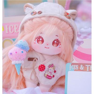 长发炸毛蓬雲无属性棉花娃娃可爱玩偶宝宝毛绒原创节日礼物现货