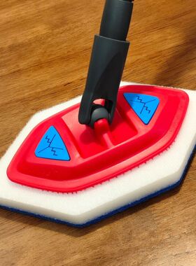 适配vileda浴室清洁刷拖把头海绵替换百洁布微力达ocedar跨境代发