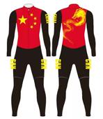 定制高弹速滑连体服成人短道防切割速滑服儿童运动大道挂胶速滑服