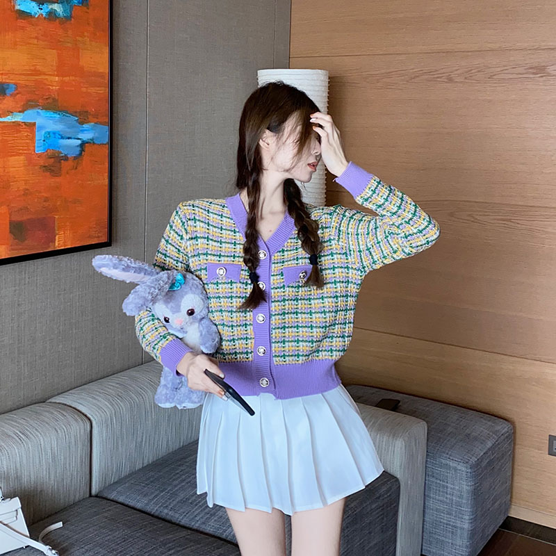 Real price Christmas small fragrance sweater cardigan