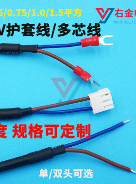 RVV国标线电源护套端子线