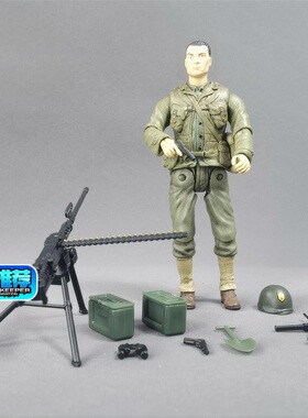 新款兵人军事模型3.75寸BBI美军关节可动人偶手办儿童玩具暗源现