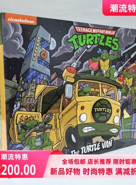 NECA忍者神龟车10英寸场景可动模型手办摆件玩具送生日礼物oi系列