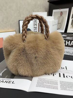 手提斜挎包褶皱小包包韩版甜美