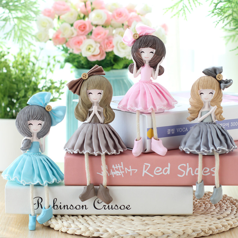 热销树脂卡通吊脚娃娃小摆件家居厅隔板装饰品客摆设生日创意礼物在类目 家居饰品, 摆件中 - 来自Buy2taobao.com提供专业的淘宝代购服务