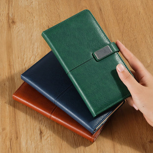 申士A6商务办公笔记本子A5会议记事手帐本职场学校可定制LOGO文具