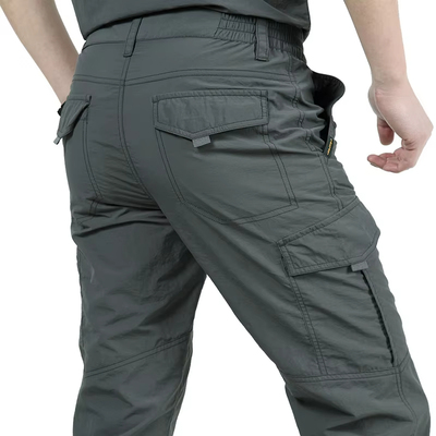 Men's Quick Dry Work Pants Lightweight Stretch Cargo Hiking