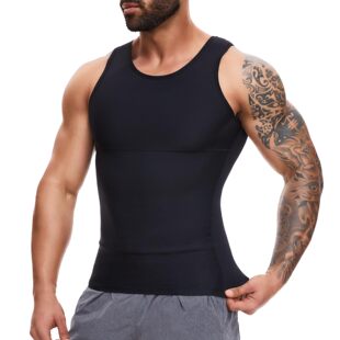 Men for Shirts Slimming Control Undershirt Tummy Compression