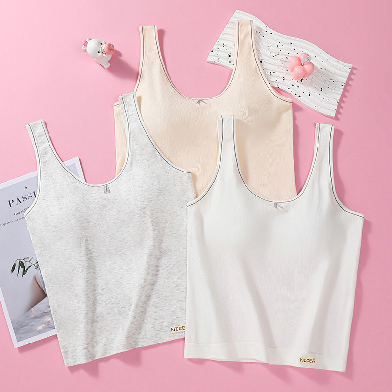 少女内衣发育期二阶段长款初中生小背心学生薄款棉青春期女童文胸,女士内衣/男士内衣/家居服,抹胸,淘宝优惠券,粉丝福利购,淘宝优惠卷