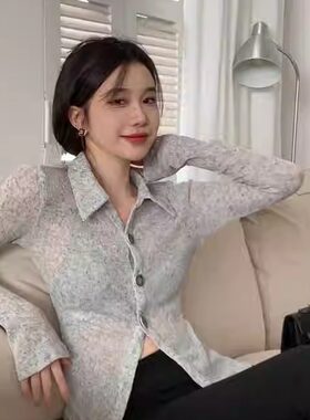 设计感捡漏特价复古打底衬衫修身