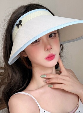 夏季空顶大檐UPF100+防晒帽